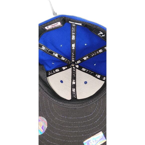 NWT New Era 59Fifty NY Mets 2015 World Series Baseball Cap Size 7 1/8 - Picture 6 of 8